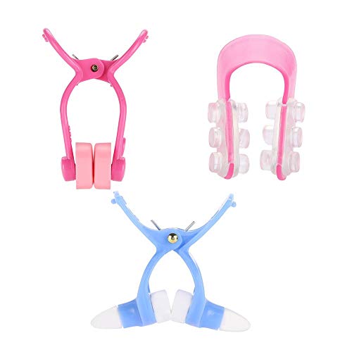 3Pcs Nose Shaper, Schmerzlose Nose Up Lifting Shaping Clip Nose Bridge Glätteisen Korrektor, Soft Safety Silikon Nasenheber Beauty Clip Tools für Frauen Männer von Sonew