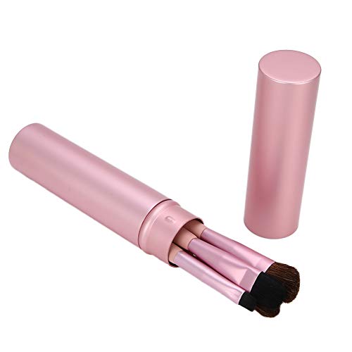 5-teiliges Make-up-Pinsel-Set, Weiches Kosmetisches Make-up-Pinsel-Set aus Nylonfaser mit Aufbewahrungseimer für Kosmetische Pinsel, für Blending Blush Concealer Lidschatten von Sonew