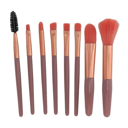 Sonew 8-teiliges Make-up-Pinsel-Set, Professionelles Synthetisches Blending-Liner-Kosmetikpinsel-Set mit Ergonomischem Griff für Frauen und Mädchen von Sonew