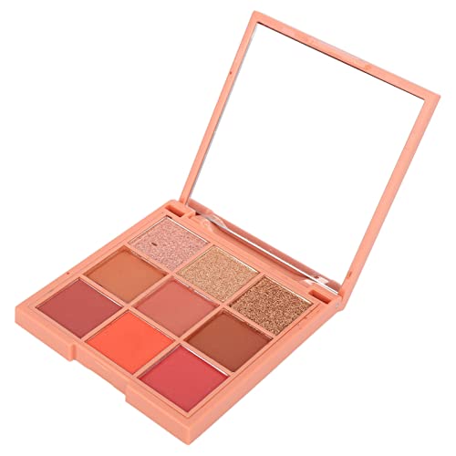 9-Farbige Lidschatten-Palette, Langanhaltende Augen-Make-Up-Palette mit Spiegel, Mischbare Lidschatten-Schale FüR Lidschatten-Gesichts-Highlighter Eyemazing Makeup (M9-4) von Sonew