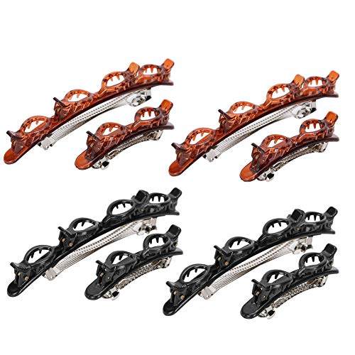 Bangs Frisur-Haarnadel-Set, ABS-Harz-Haarspangen, Glatt Poliert, Mehrere Clips, Schwarz und, Haar-Styling-Zubehör für Frauen und Mädchen von Sonew