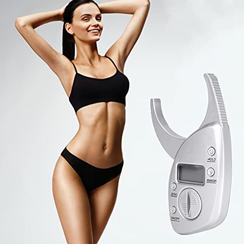 Body Fat Caliper Handheld BMI Körperfettmessgerät Body Measure Tape Arms Brust Oberschenkel oder Taille Maßband misst Körperfett für Männer und Frauen von Sonew