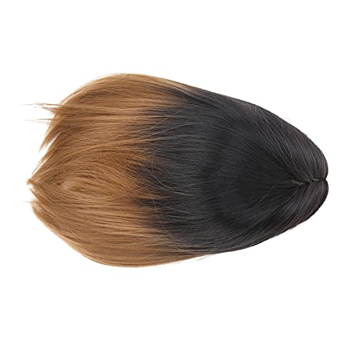 Gradient Straight Perücke, Natürliche Geteilte Perücke Synthetische Weiche Lady Perücke für Party Cosplay, Straight Perücke Frauen von Sonew