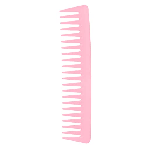 Sonew Großer Haarkamm, kein Griff Breite Zähne Haarkamm für Lockiges Haar, Styling-Shampoo-Kamm für Männer und Frauen (Rosa) von Sonew