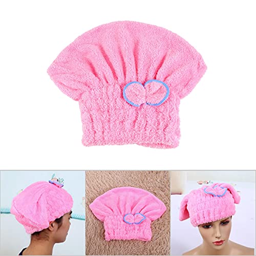 Haartuch Wrap Microfaser Herren Bartschneider für Frauen für Frauen, Magic Instant Haarschmuck Langes Dickes Haar Nasses Haar, (Rosa) von Sonew