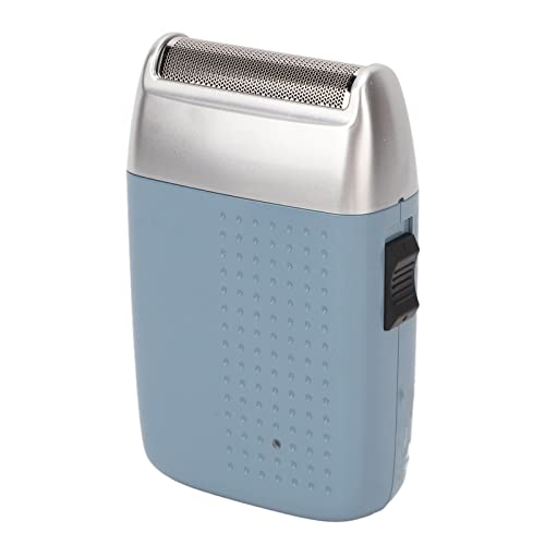 Kabelloser Elektrischer Bartschneider, Wasserdichter USB-wiederaufladbarer Elektrischer Haarschneider für Männer, Rasierset, Nass-Trocken-Nutzung (Blau) von Sonew