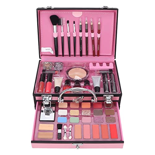 Make-up-Nagelkunst-Geschenkset, Lidschatten-Eyeliner-Gesichts-Make-up Essential Starter-Kit für Anfänger für Profis, Komplettes Make-up-Kit für Frauen, All-in-One-Make-up-Set von Sonew