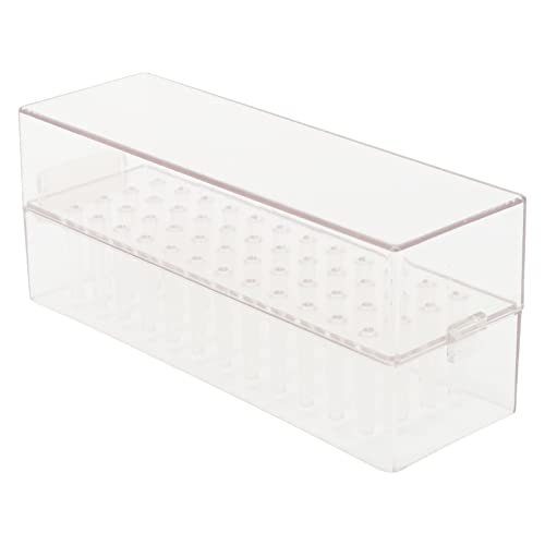 Nagelbohrer-Ständer, 48-Loch-Acryl-Nagel-Dill-Bit-Halter-Organizer, Bohrer-Display-Aufbewahrungsbox, Transparenter Nagel-Bit-Behälter, für Nägel von Sonew