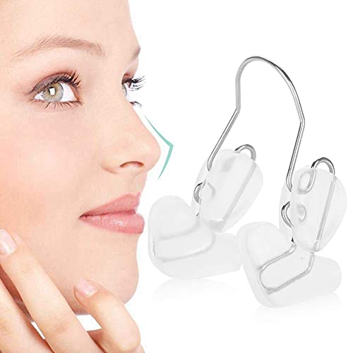 Nose Shaper Clip Schmerzfrei Silikon Nose Up Lifting Nose Bridge Glätteisen ohne Chirurgie Beauty Tool Nose Corrector Gerät für breite krumme Nase Frauen Männer Mädchen Nasenklemmen von Sonew