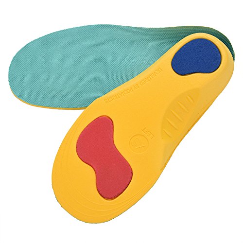 Orthopädische Einlegesohlen für Kinder verhindern Flatfoot Fuß Valgus Fuß Pronation Atmungsaktiv stoßfest 3D Shoe Pads fügt Jungen Mädchen(XS) von Sonew