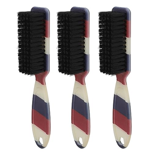 Rasierpinsel-Set für Männer, Gesichtsreinigungs-Haarbürste, Bartölbürste, Friseur-Haarstyling-Bürste, Bart-Styling-Rasierpinsel, für den Friseursalon zu Hause, 3-teilig von Sonew