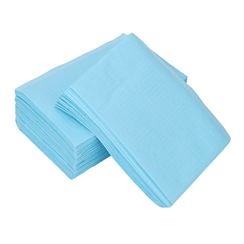 Sonew 50 Stück Einweg Nagelkunst Tischset, Wasserdichte Tattoo Tischdecke Nagelkunst Tischsets für Tattoo Maniküre Wimpern(Blau) von Sonew