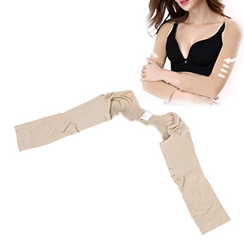 Sonew Hochelastischer Arm Shaper, Damen Arm Former, Schulter Oberarm Kompression, Atmungsaktiver Wickel Shaper Hinterarm Ärmel Corrector (L) von Sonew