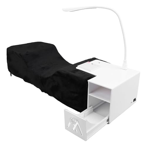 Sonew Multifunktionales Lashpillow -Set mit USB -LED -Licht Ergonomisches Schönheitsbett U -Form Memory Foam Kissen für Wimpernverlängerungs Salon Service, Verstellbare Helligkeit von Sonew