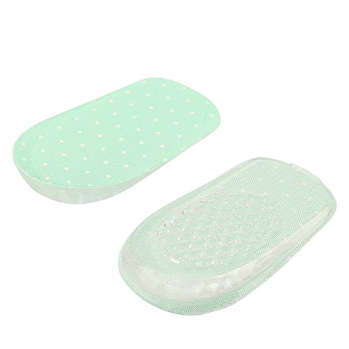 Sonew Sonew Silikon Gel Klebe Einlegesohlen, Selbstklebende Höhe Erhöhen Fußorthesen Fußgewölbe Unterstützung Schuhe Fersenpolster für Männer oder Frauen(1.5cm Grün) von Sonew