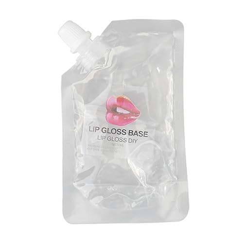 Transparente Lipgloss-Basis, Feuchtigkeitsspendendes Lip Glaze-Basisgel für DIY Handgemachte Lippenbalsame, Lippen-Make-up-Grundierung für Frauen und Mädchen von Sonew
