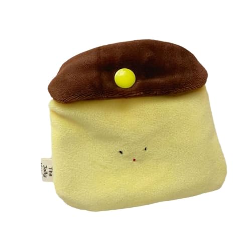 Auffälliger Ohrhörer-Halter und Münzgeldbörse, weicher Plüsch-Lippenstift-Aufbewahrungstasche für tägliches Pendeln und Reisen, Münztasche von Songelt