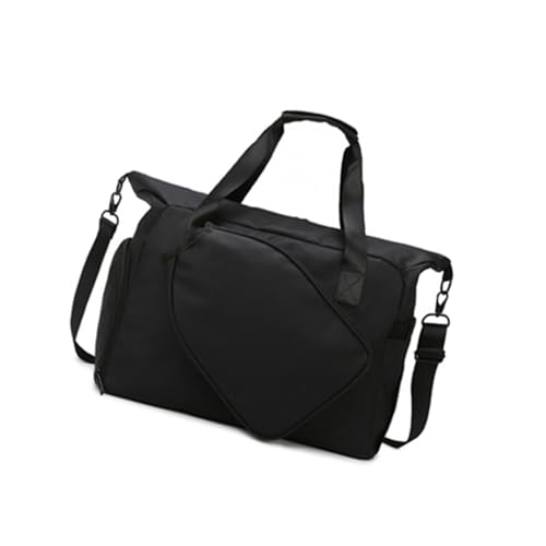 Ergonomische Handtasche mit großem Fassungsvermögen und Schuhfach und Nass-Trocken-Trennung für Sport, Fitnessstudio, Reisen, große Kapazität, leicht, Crossbody-Turnbeutel, Schwarz , Mass Beauty von Songelt