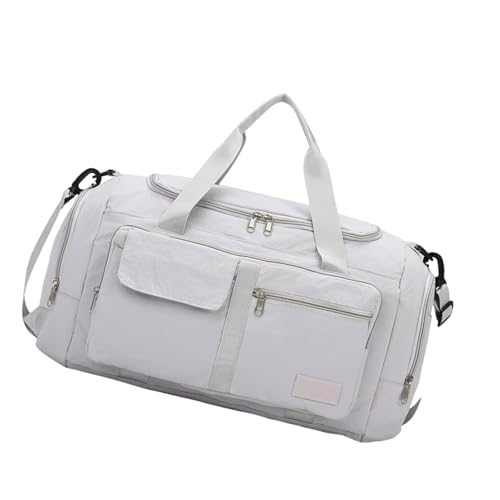 Faltbare Reisetasche für Damen, Gepäck-Rucksack, Fitnesstasche, Wochenendtraining, Übernachtungstraining mit Schuhfach, Gepäckrucksack, Fitnessstudio, Fitness mit Schuhfach, grau, Mass Beauty Faltbare Reisetasche für Damen, Gepäck-Rucksack, Fitnesstasche, Wochenendtraining, Übernachtungstraining mit Schuhfach, Gepäckrucksack, Fitnessstudio, Fitness mit Schuhfach, grau, Mass Beauty von Songelt