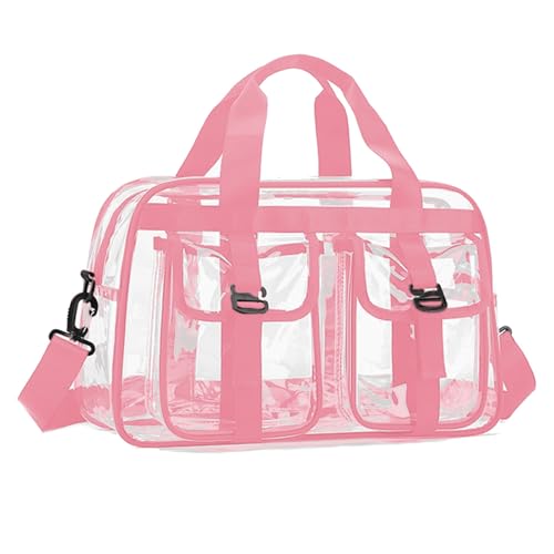 Große transparente Trainingstasche für Stadionkonzerte, wasserabweisend, PVC, Handtasche, Schultertasche, Sport, Reisebegleiter, transparenter Flughafensicherheit, a, Mass Beauty Große transparente Trainingstasche für Stadionkonzerte, wasserabweisend, PVC, Handtasche, Schultertasche, Sport, Reisebegleiter, transparenter Flughafensicherheit, a, Mass Beauty von Songelt