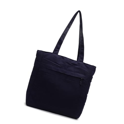 Schultertasche Große Handtasche mit Tragegriff oben und geräumigem Stauraum für kurze Reisen und tägliche Pendler, Beige, blau, One Size Schultertasche Große Handtasche mit Tragegriff oben und geräumigem Stauraum für kurze Reisen und tägliche Pendler, Beige, blau, One Size von Songelt