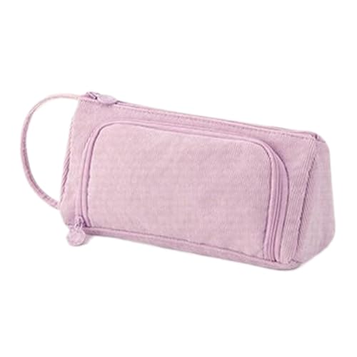 Songelt Federmäppchen, erweiterbar, Stiftehalter, multifunktional, Schreibwaren-Tasche, Organizer, Tasche, Kugelschreiber, Schreibwaren-Organizer, violett von Songelt