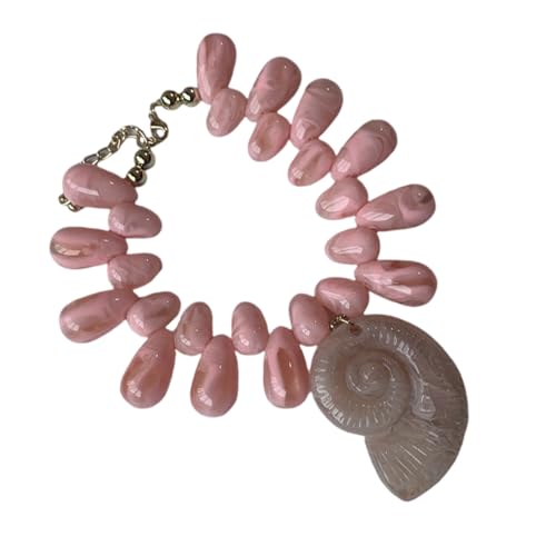 Songelt Halskette mit Muschelanhänger, leicht, stilvoller Meeresanhänger, Schmuck für Freizeitkleidung und Küstenliebhaber, lässiger Strandschmuck, Schmuck-Accessoire, Einheitsgröße, Wie beschrieben Songelt Halskette mit Muschelanhänger, leicht, stilvoller Meeresanhänger, Schmuck für Freizeitkleidung und Küstenliebhaber, lässiger Strandschmuck, Schmuck-Accessoire, Einheitsgröße, Wie beschrieben von Songelt