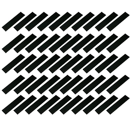 Songelt Stifteetuis aus Karton, 50 Stück, recycelbar, freundlich, Karton, Stiftebox, Verpackungsboxen, Büroorganisation, Schreibtischzubehör, tragbare Aufbewahrung, Schwarz Regular von Songelt