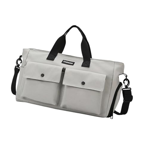 Turnbeutel Große Kapazität Reisetasche Einfaches Schwimmen Fitness mit Schuhfach Übernachtung Weekender Fitness Reisegepäck Schwimmen Sport Gym Training, grau, Mass Beauty Turnbeutel Große Kapazität Reisetasche Einfaches Schwimmen Fitness mit Schuhfach Übernachtung Weekender Fitness Reisegepäck Schwimmen Sport Gym Training, grau, Mass Beauty von Songelt