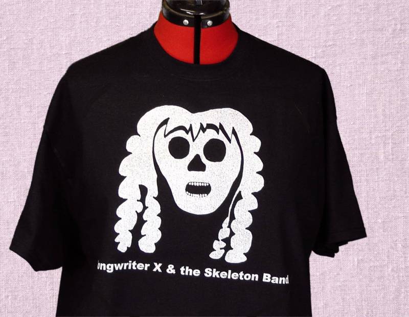 Songwriter X Und Das Skeleton Band T-Shirt Logo Songwriter X Und Das Skeleton Band T-Shirt Logo von SongwriterX