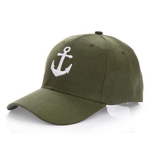 Sonia Originelli Baseball Cap Anker Mütze Maritim Snapback Unisex Farbe Olive von Sonia Originelli