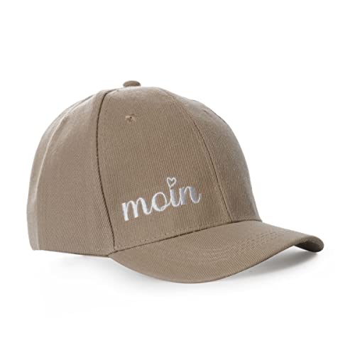 Sonia Originelli Baseball Cap Moin Herz Mütze maritim Snapback Unisex Farbe Camel von Sonia Originelli