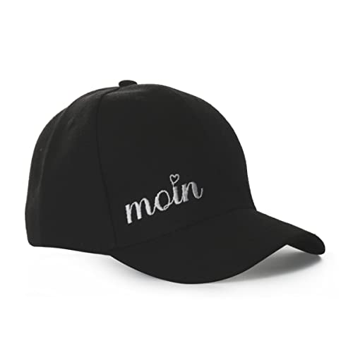 Sonia Originelli Baseball Cap Moin Herz Mütze maritim Snapback Unisex Farbe Schwarz von Sonia Originelli