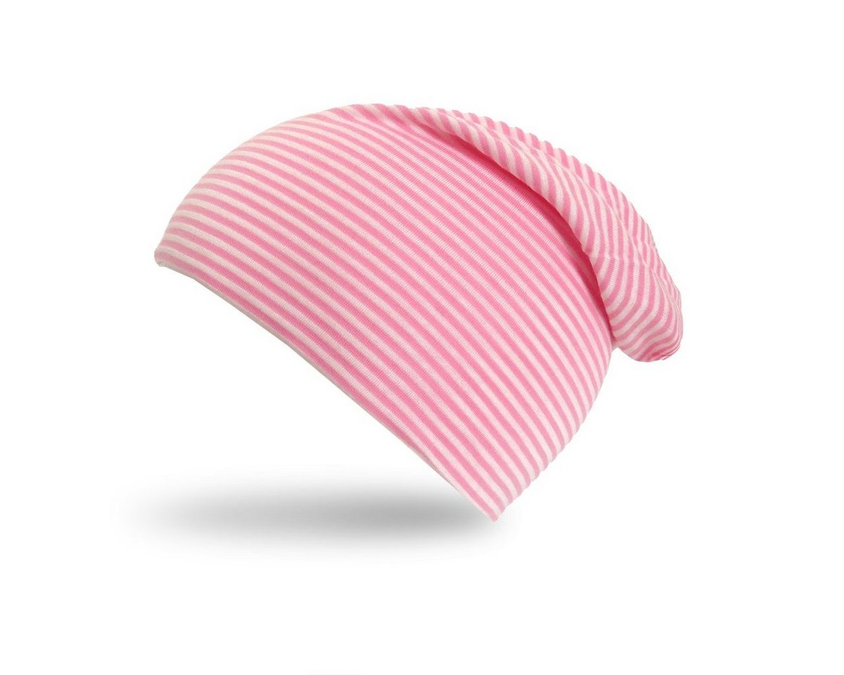 Sonia Originelli Beanie Beanie Mütze Kleinkind Streifen-UNI" Maritim Baby Jersey" von Sonia Originelli