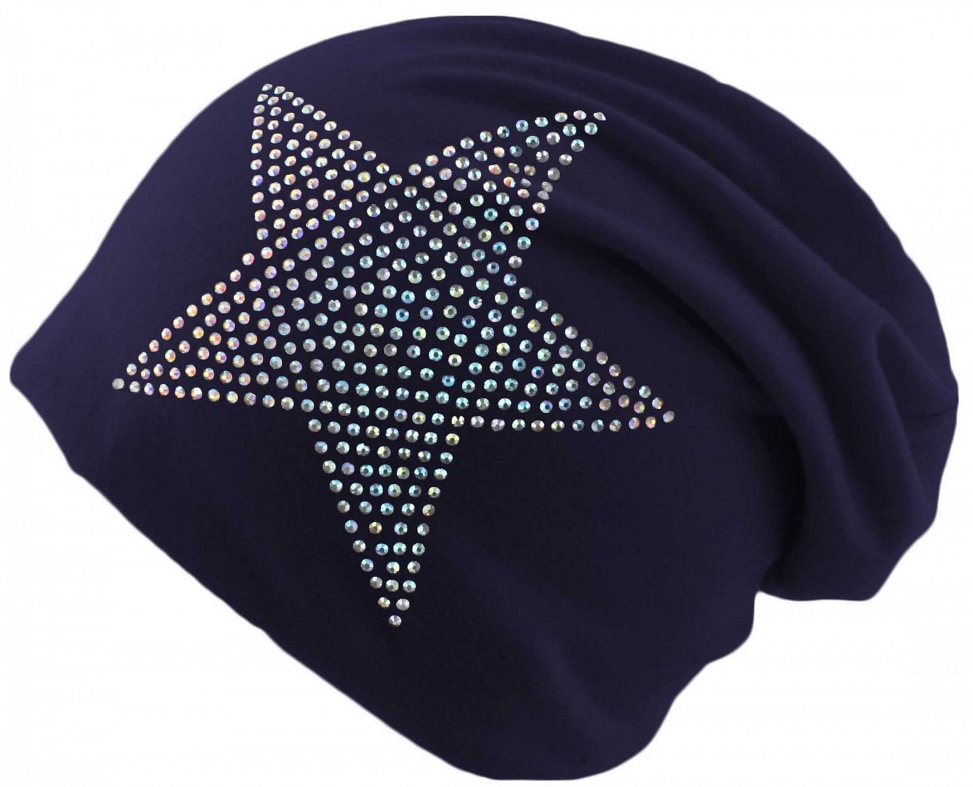 Sonia Originelli Beanie Beanie Mütze Kind Prisma Stern" Strasssteine Kindermütze" von Sonia Originelli