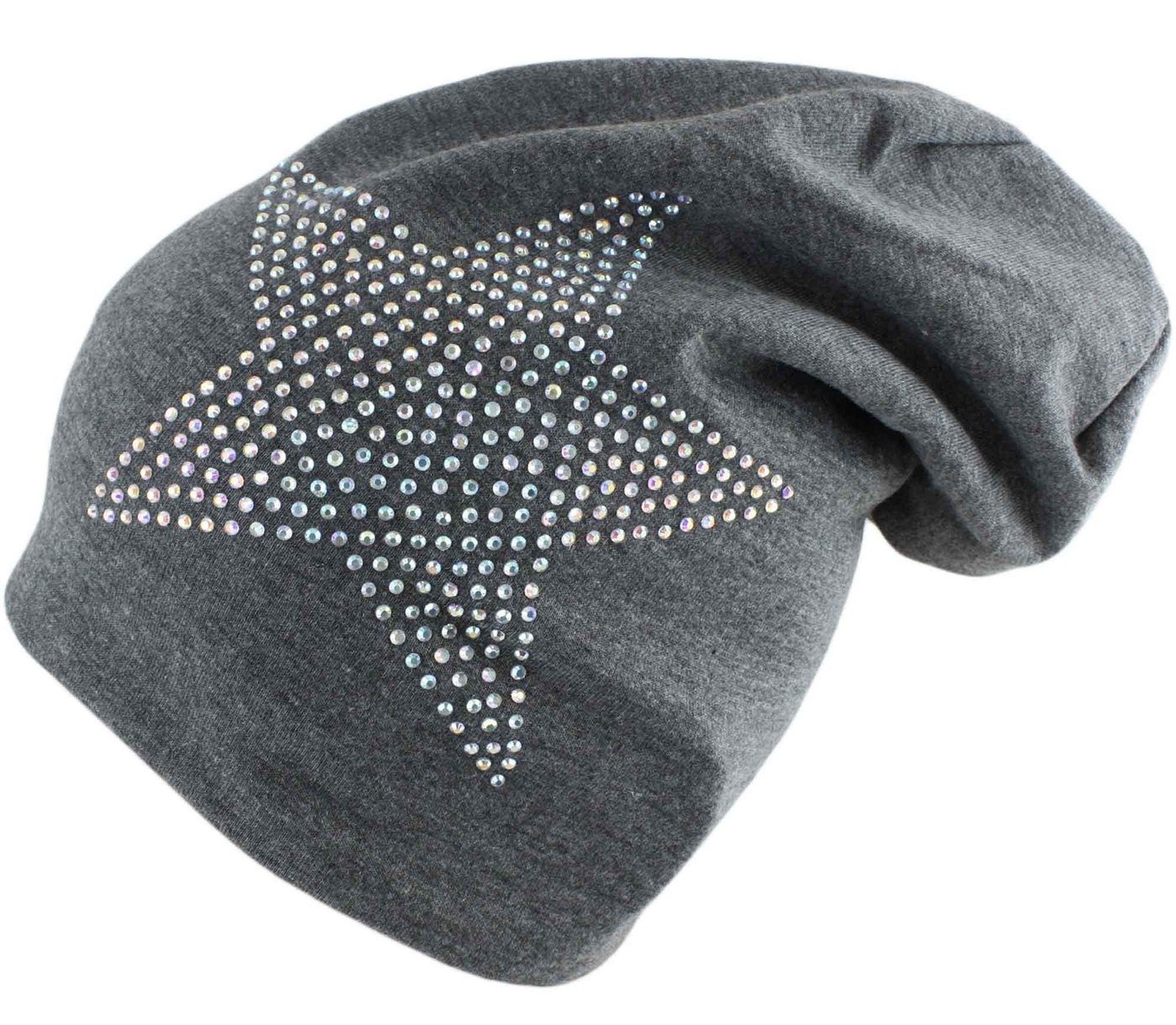 Sonia Originelli Beanie Kinder Fleece Beanie Stern Strass" Steine Winter" von Sonia Originelli