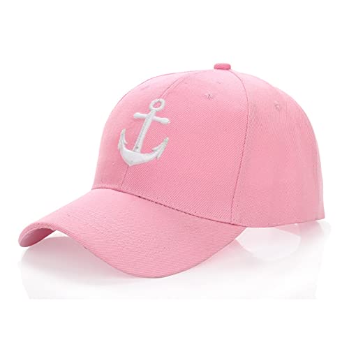 Sonia Originelli Kinder Baseball Cap Anker Mütze Maritim Snapback Unisex Farbe Rosa von Sonia Originelli