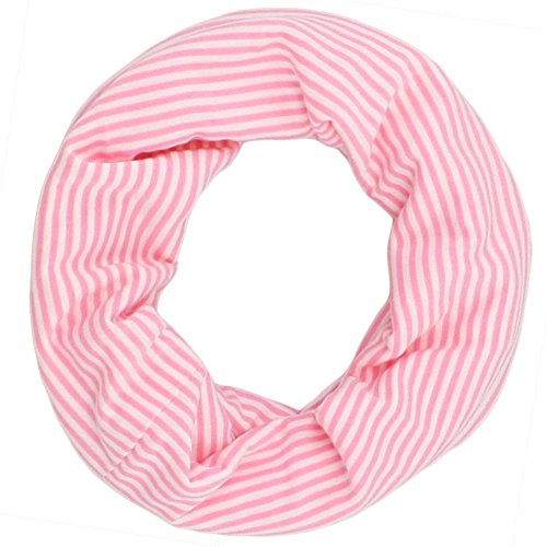 Sonia Originelli Loop Schal Maritim Gestreift Streifen Sommer Farbe Rosa von Sonia Originelli