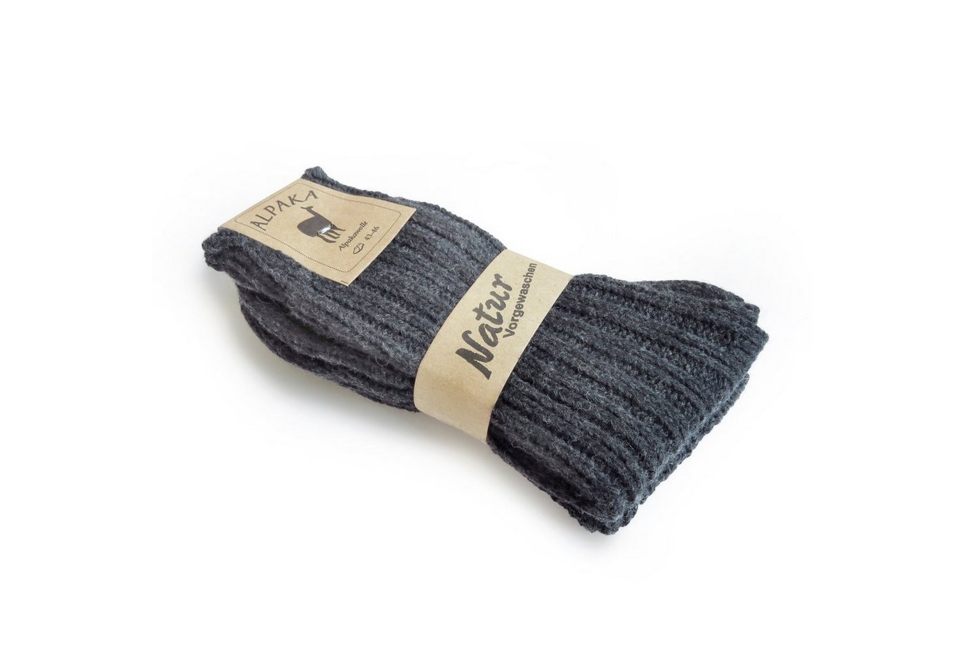 Sonia Originelli Norwegersocken 2 Paar Alpakasocke Dick" Winter Warm Schaf Wolle 2er-Set" von Sonia Originelli