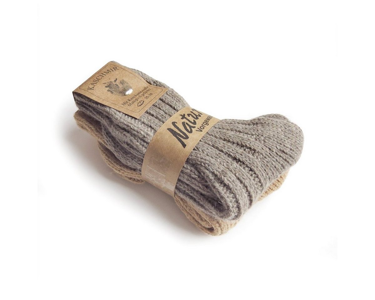 Sonia Originelli Norwegersocken 2 Paar Kaschmirsocken Dick" Unisex Kaschmir Wolle Warm 2er-Set" von Sonia Originelli