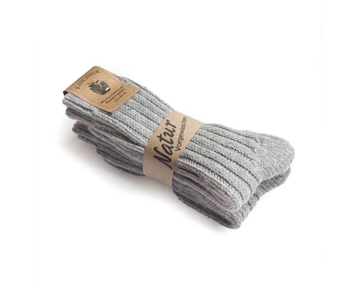 Sonia Originelli Norwegersocken 2 Paar Kaschmirsocken Dick" Unisex Kaschmir Wolle Warm 2er-Set" von Sonia Originelli