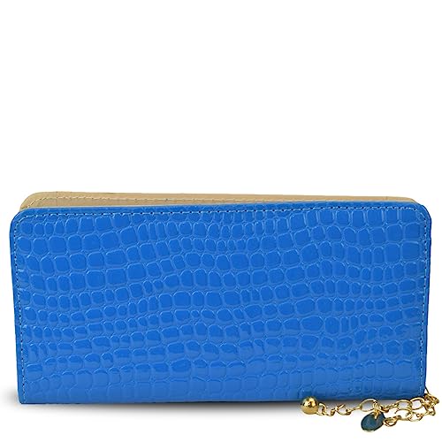 Sonia Originelli Portemonnaie Clutch Lackoptik glänzend Farbe Blau von Sonia Originelli