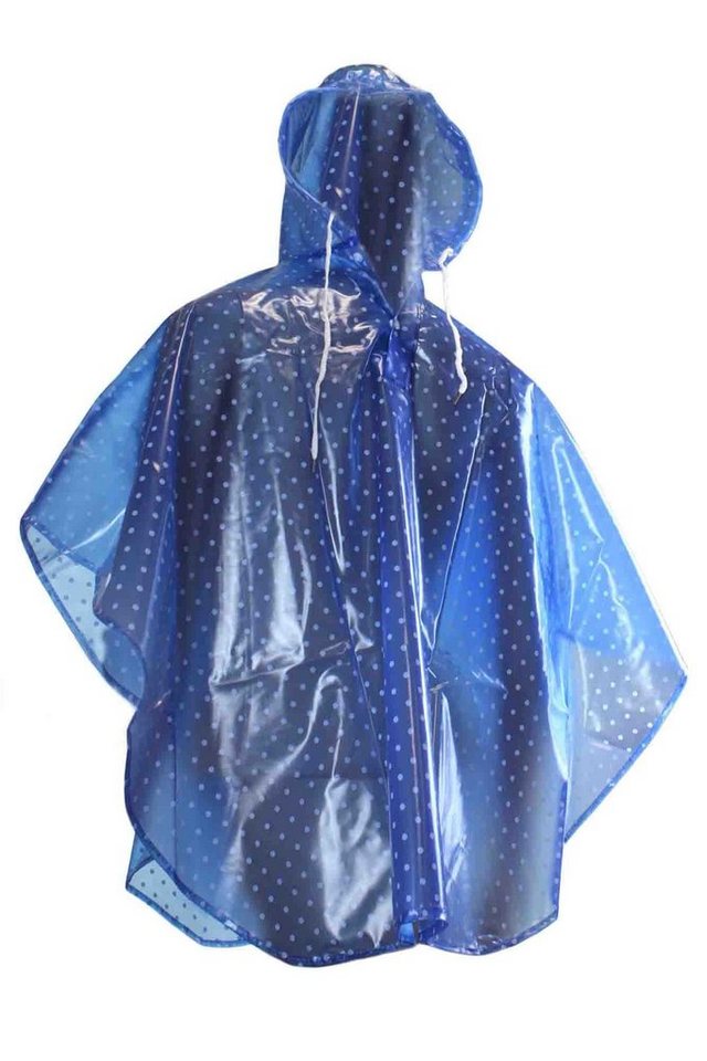 Sonia Originelli Regenponcho Kinder Regencape Punkte" Regenschutz Poncho Kapuze, Transparent" von Sonia Originelli