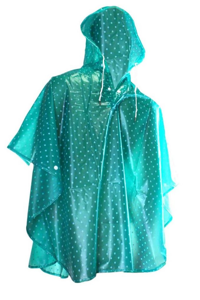 Sonia Originelli Regenponcho Kinder Regencape Punkte" Regenschutz Poncho Kapuze, Transparent" von Sonia Originelli