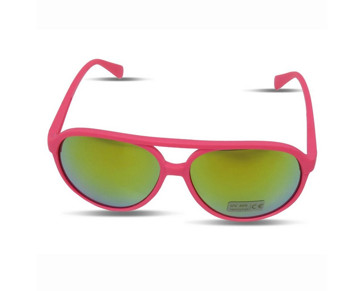 Sonia Originelli Sonnenbrille Sonnenbrille Neon Knallig Verspiegelt Fun Brille Onesize, Gläser: Verspiegelt von Sonia Originelli