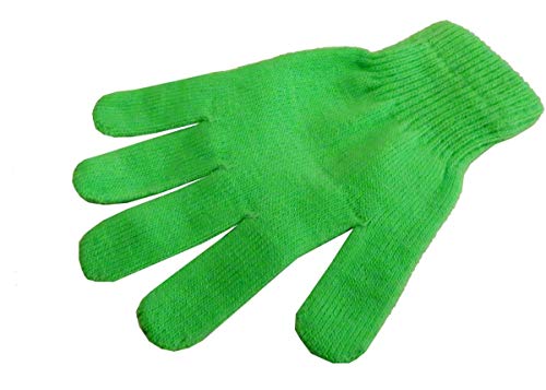 Sonia Originelli Strickhandschuhe Fingerhandschuhe Uni Neon knallig Unisex Farbe Grün von Sonia Originelli