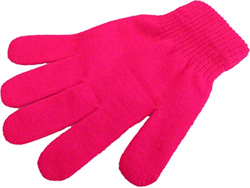 Sonia Originelli Strickhandschuhe Fingerhandschuhe Uni Neon knallig Unisex Farbe Pink von Sonia Originelli