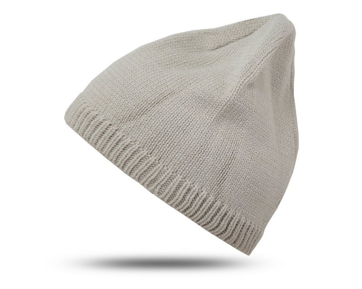 Sonia Originelli Strickmütze Strickmütze unifarben Beanie schlicht Herbst Winter unisex Ungefüttert, Onesize von Sonia Originelli