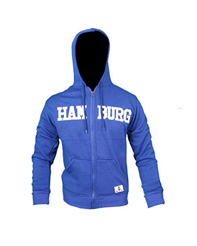 Sonia Originelli Sweatjacke Hamburg Herren Unifarben Jacke Farbe Blau, Größe M von Sonia Originelli