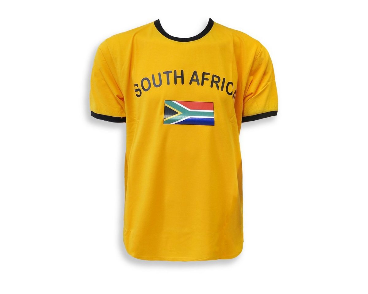 Sonia Originelli T-Shirt Fan-Shirt South Africa" Unisex Fußball WM EM Herren T-Shirt" von Sonia Originelli